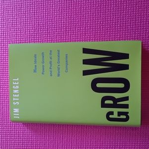 "Grow" hardcover book by Jim Stengel